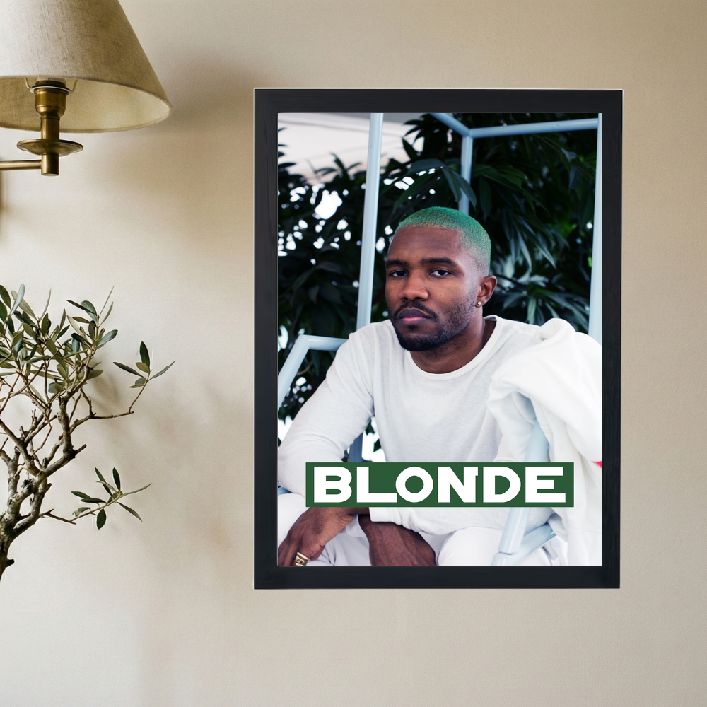 Frank Ocean 'Green Ocean' Poster - Mockup 2
