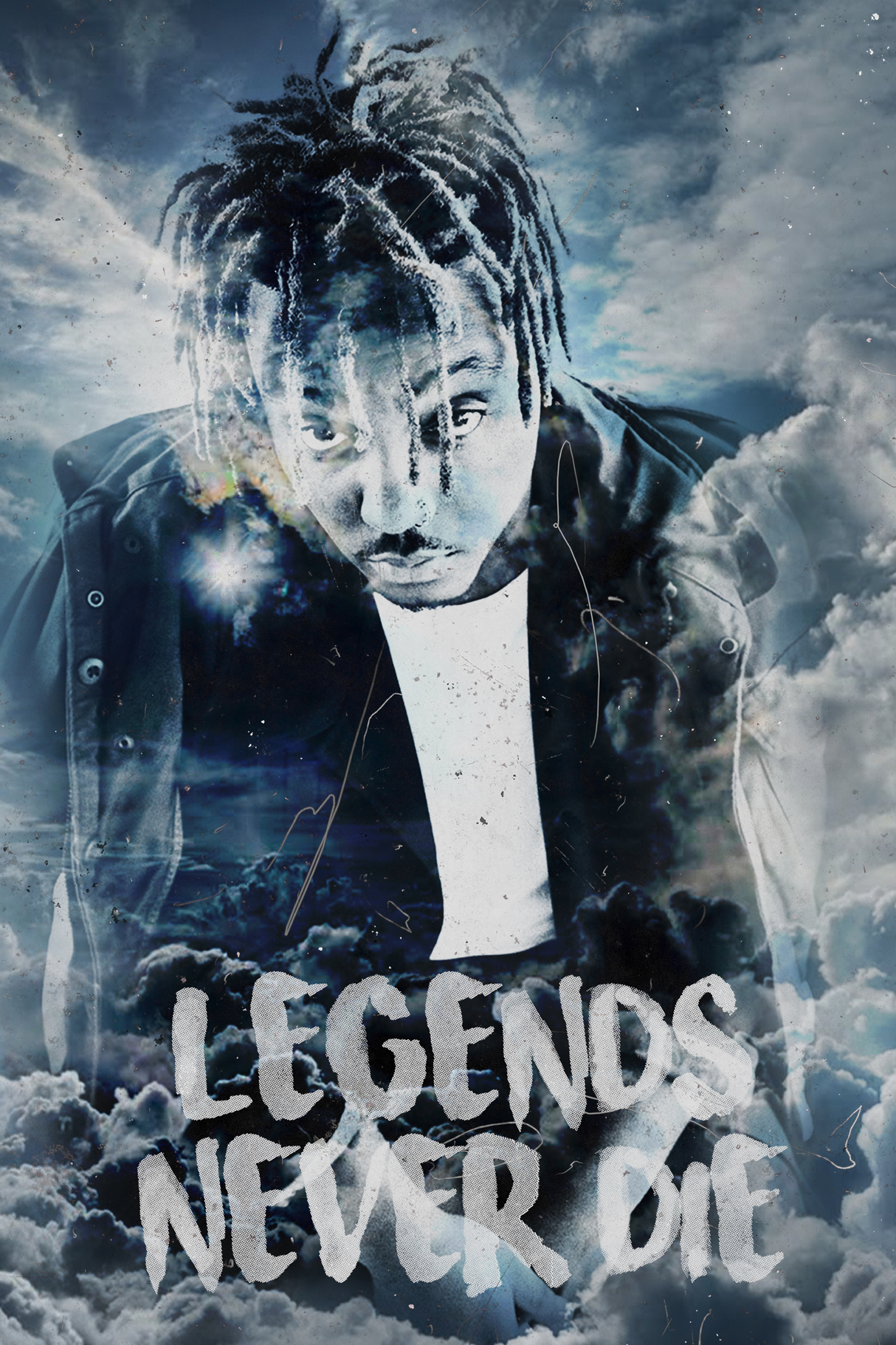Juice Wrld 'In the Clouds' Poster