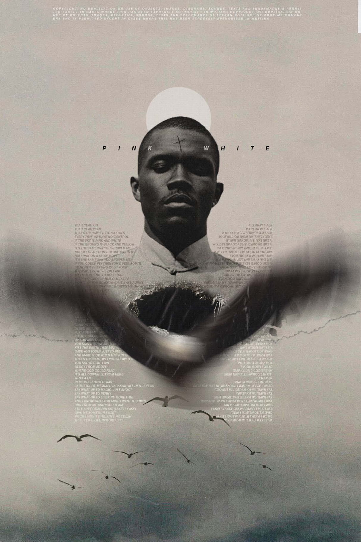 Frank Ocean 'Pink+White' Poster