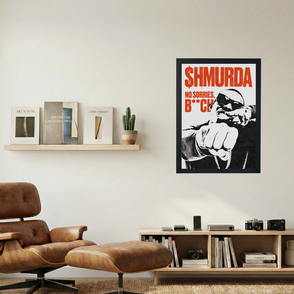 Bobby Shmurda 'No Sorries' Poster - Mockup 1