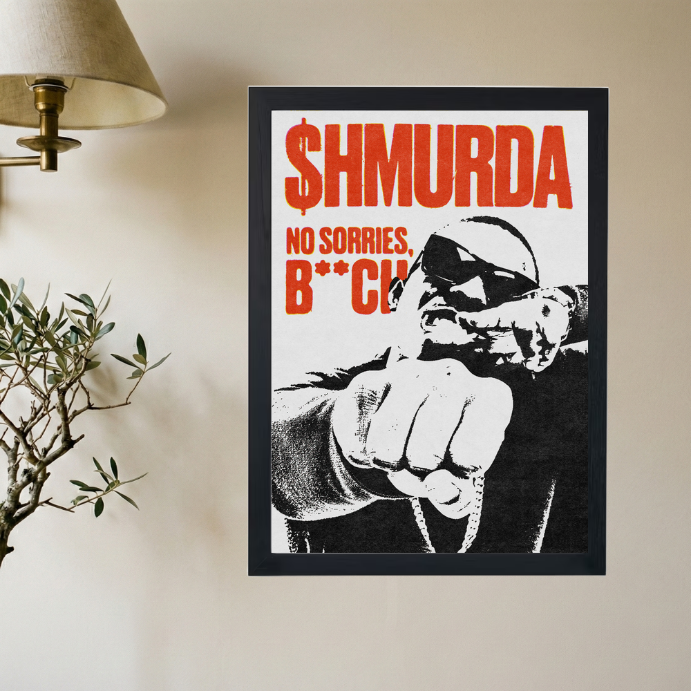 Bobby Shmurda 'No Sorries' Poster - Mockup 2