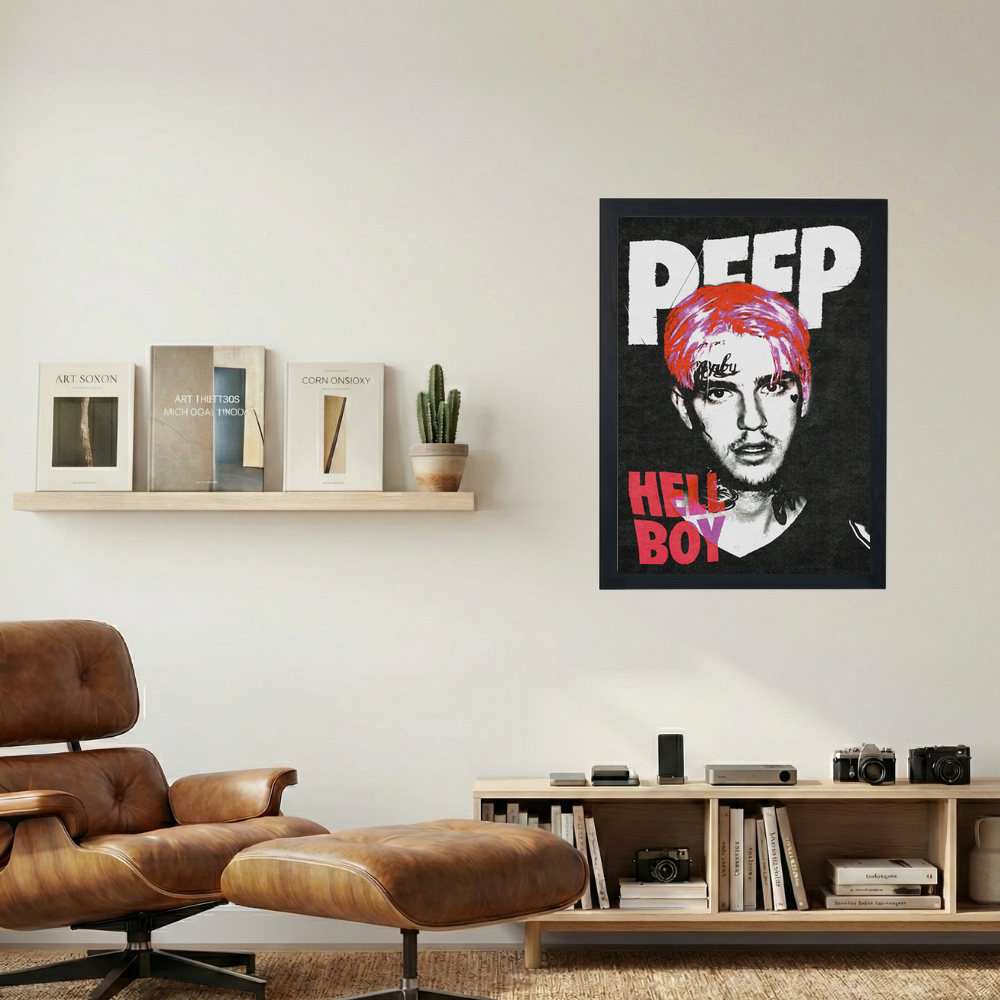 Lil Peep 'Hell Boy ' Poster - Mockup 1