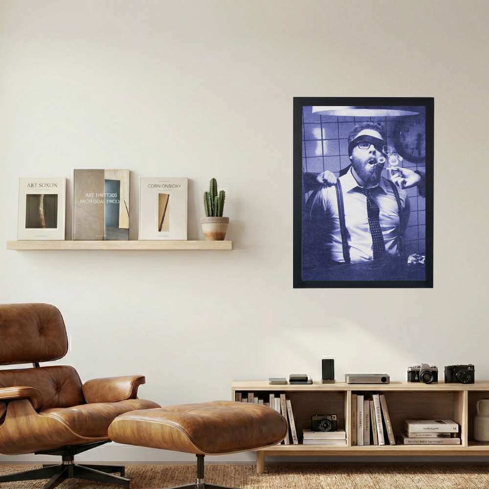 Seth Rogan 'Blowing O's' Poster - Mockup 1