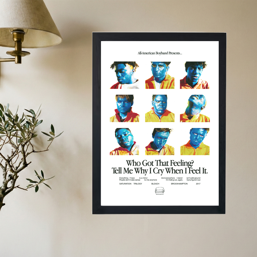 BROCKHAMPTON 'Fab 9' Poster - Mockup 2