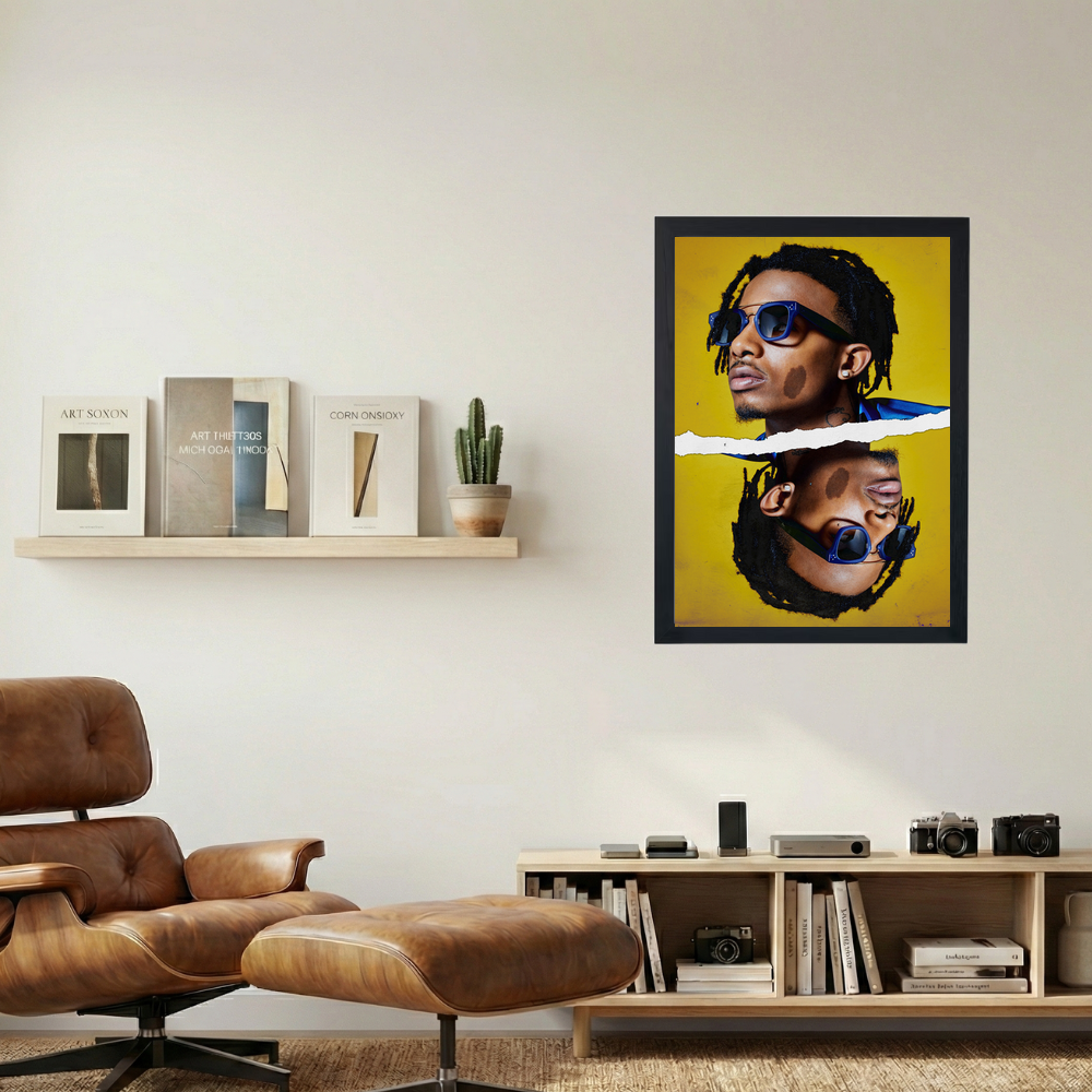 Playboi Carti 'Shades' Poster - Mockup 1