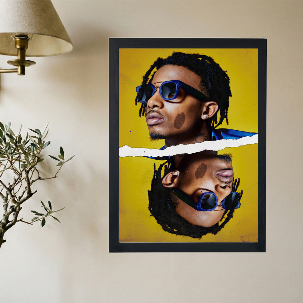 Playboi Carti 'Shades' Poster - Mockup 2
