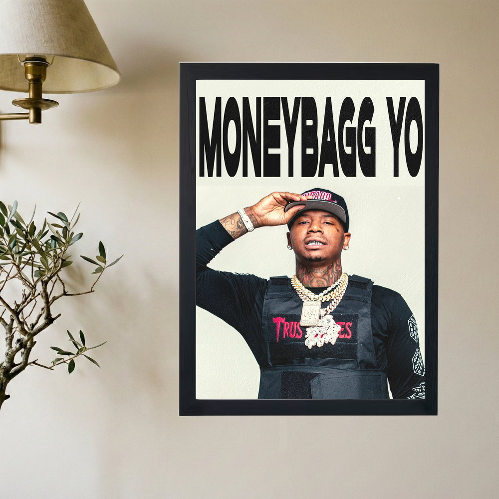 Moneybagg Yo 'Fitted' Poster - Mockup 2