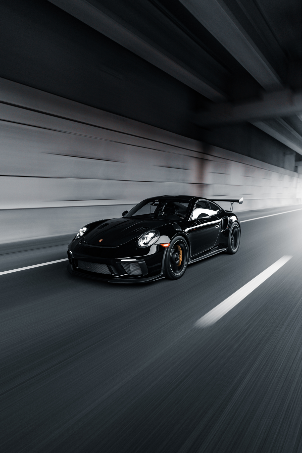 Porsche 911 'Murdered Out' Poster