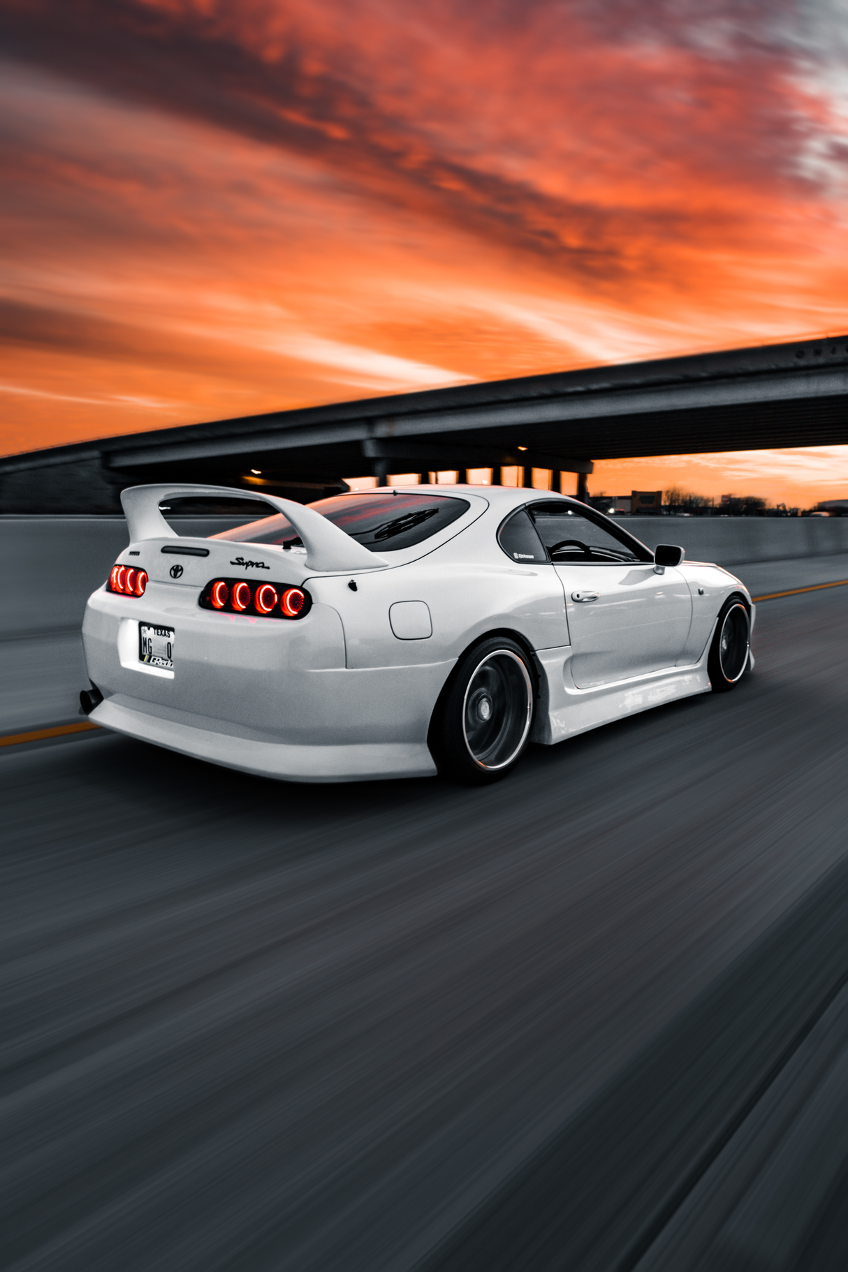 Toyota Supra 'Sunset' Poster