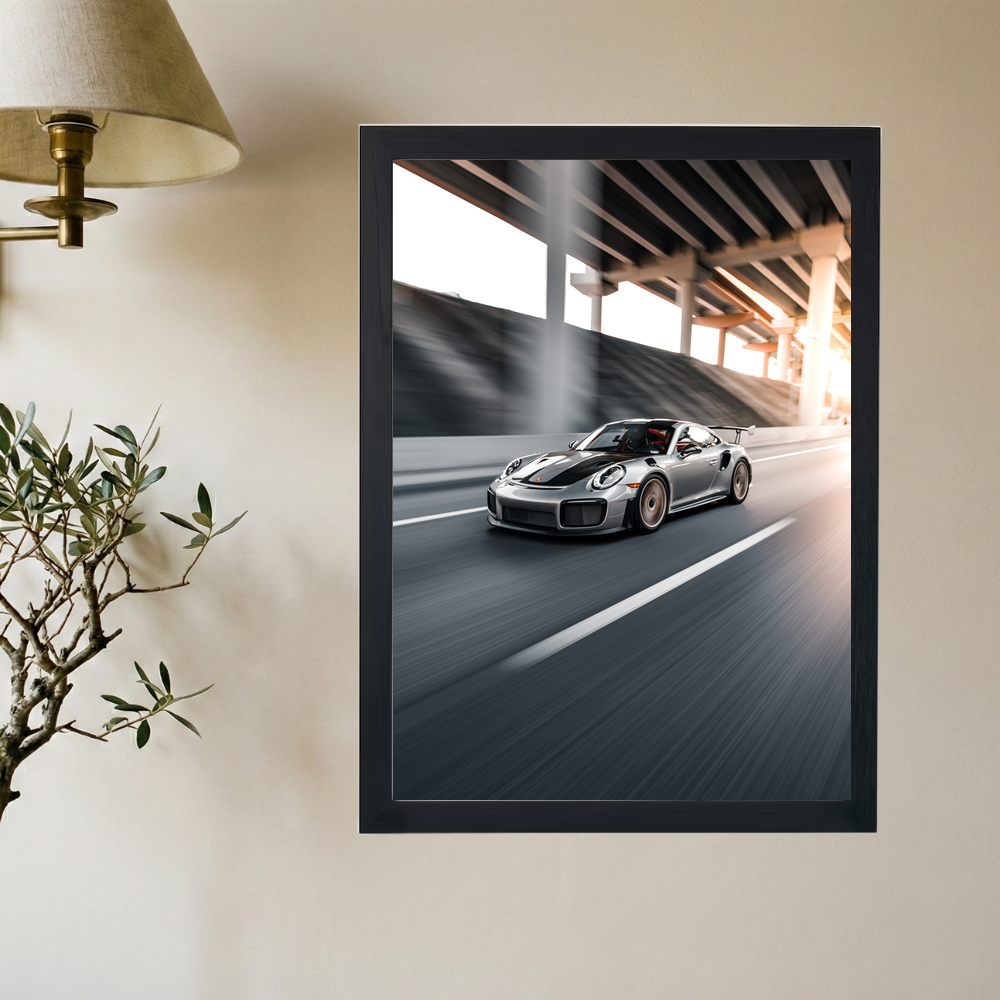 Porsche 911 GT3 RS Poster - Mockup 2