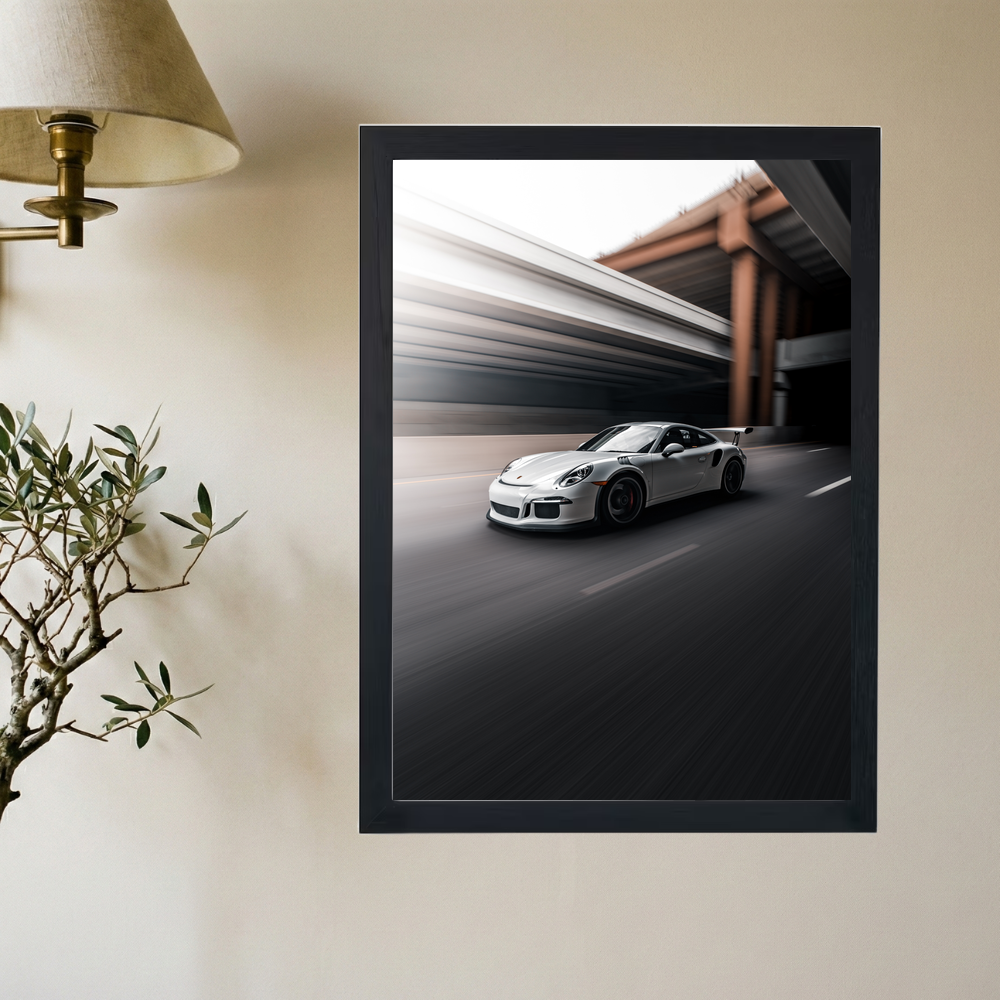 Porsche 911 GT3 RS 'Sleek' Poster - Mockup 2