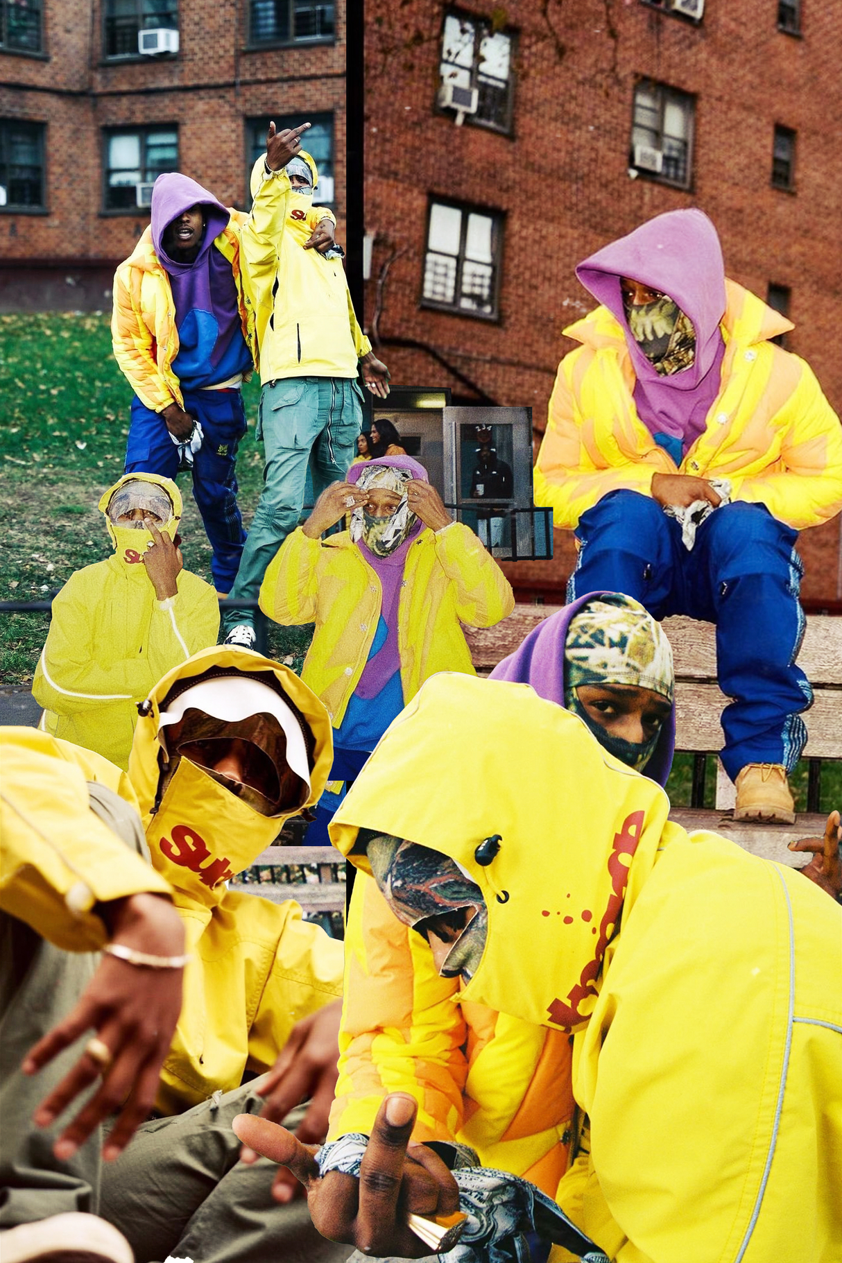 $NOT x A$AP Rocky 'Doja' Collage Poster