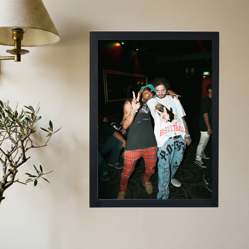 Post Malone x Tyla Yaweh 'Peace' Poster - Mockup 2