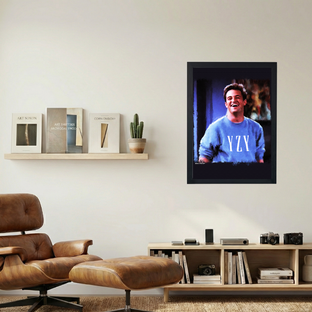 Chandler x Yeezy x Gap 'Friends' Painting Poster - Mockup 1