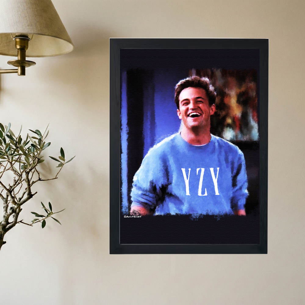 Chandler x Yeezy x Gap 'Friends' Painting Poster - Mockup 2