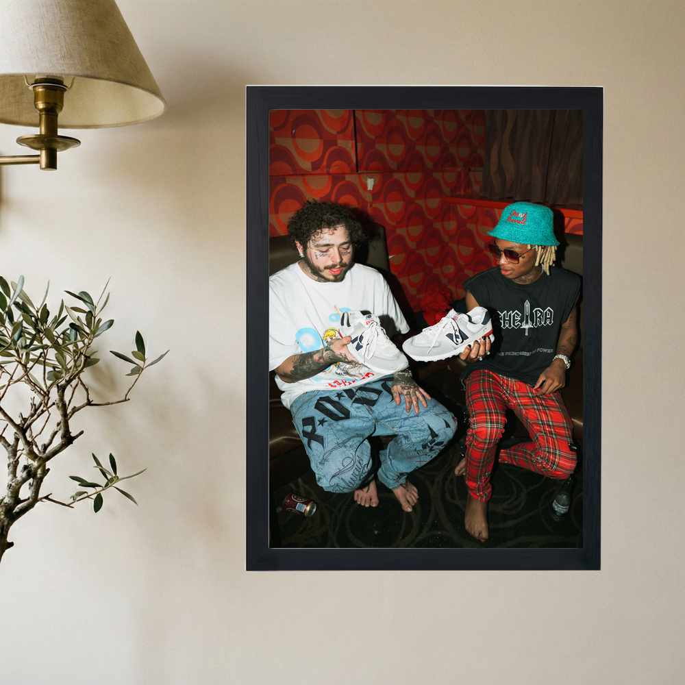 Post Malone x Tyla Yaweh x New Balance Poster - Mockup 2