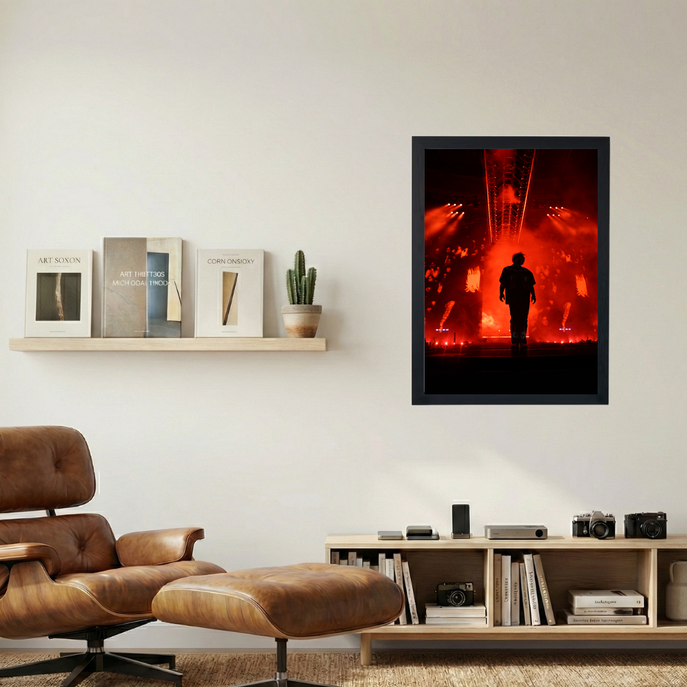 Post Malone 'Seeing Red' Poster - Mockup 1