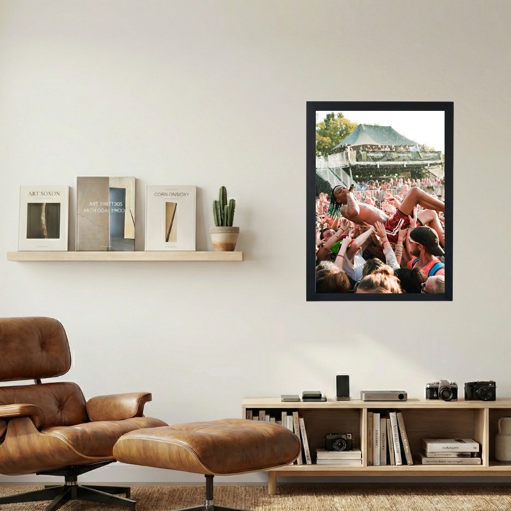 Tyla Yaweh 'Crowd Surf' Poster - Mockup 1