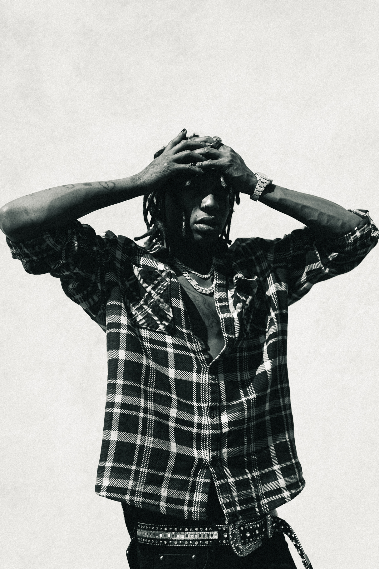 Tyla Yaweh 'Distraught' B&W Poster