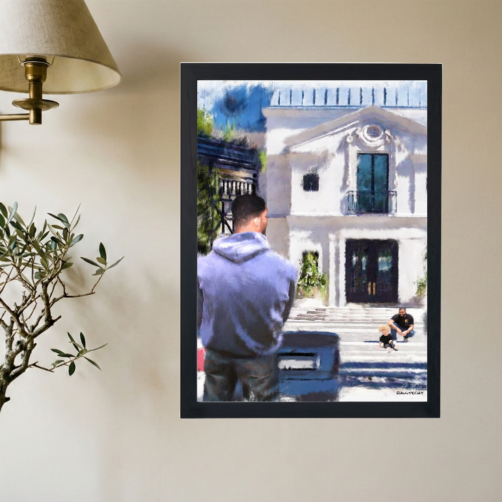 Drake x Adonis Painting Poster - Mockup 2