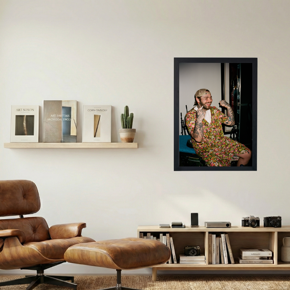 Post Malone 'Floral' Poster - Mockup 1