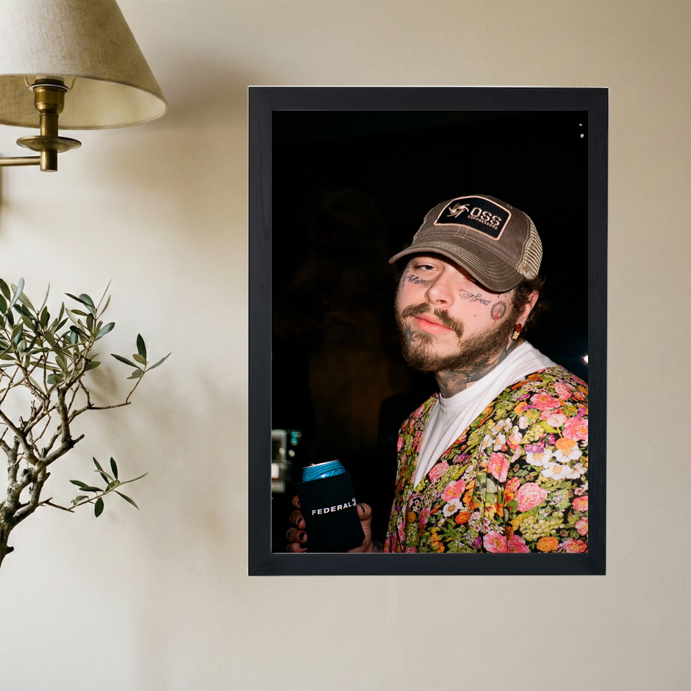 Post Malone 'Over It' Poster - Mockup 2
