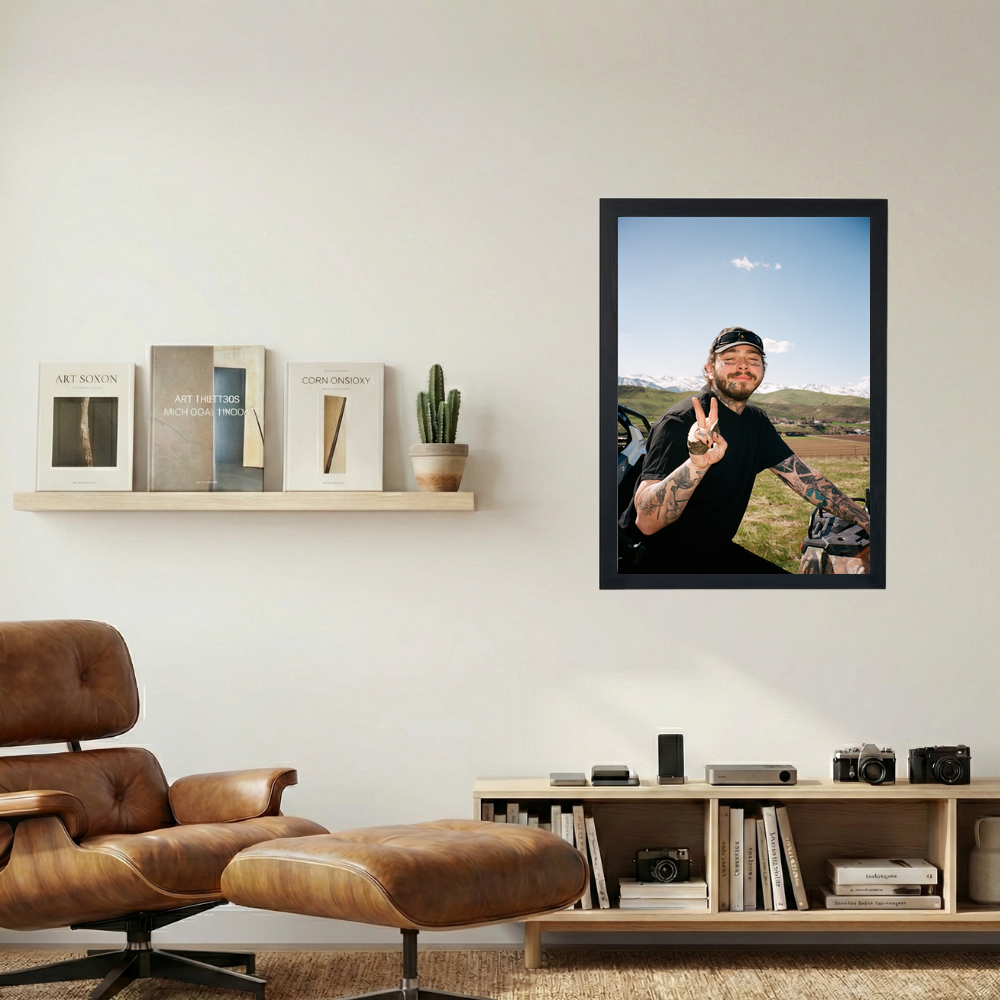 Post Malone 'Peace' Poster - Mockup 1
