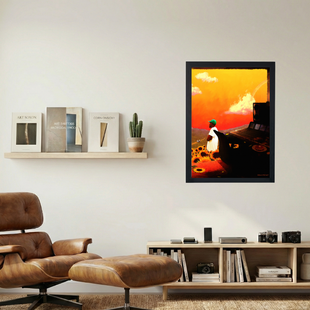 Tyler, The Creator 'Flower Boy' Painting Poster - Mockup 1