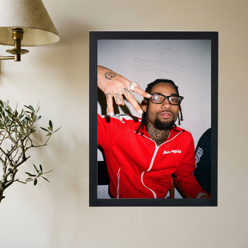 PnB Rock 'Palm Angels' Poster - Mockup 2