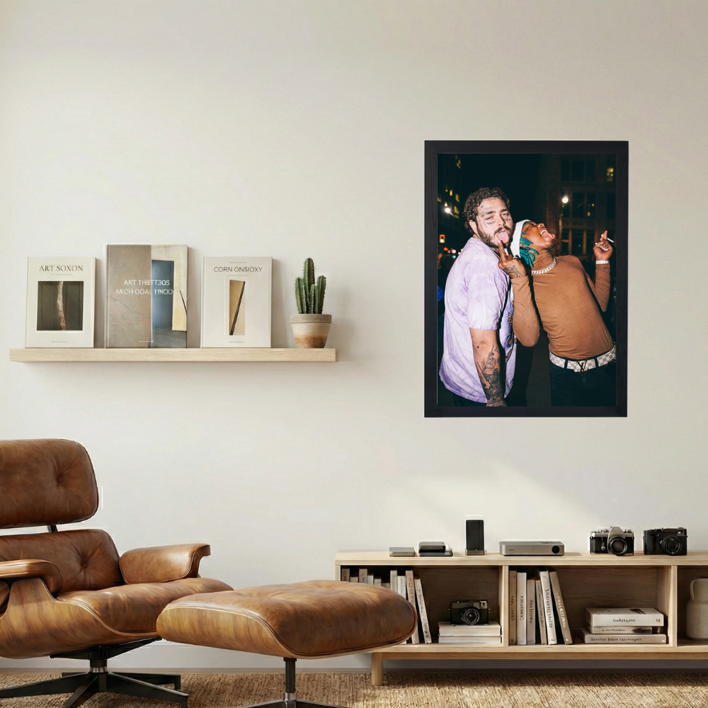 Post Malone x Tyla Yaweh 'Bad' Poster - Mockup 1