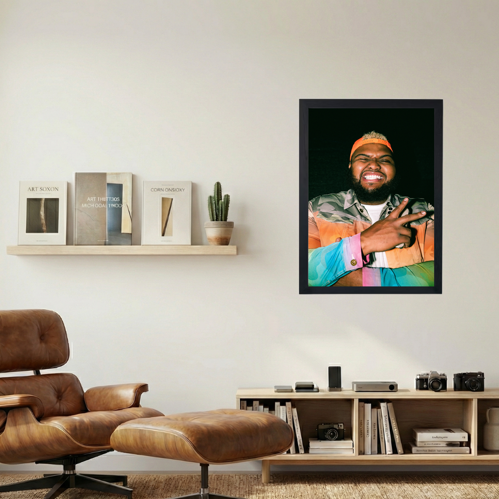 Druski 'Cheesin'' Poster - Mockup 1