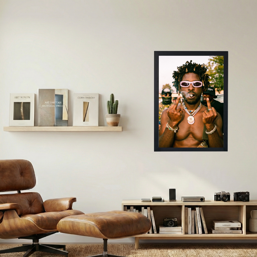 SAINT JHN 'FU' Poster - Mockup 1