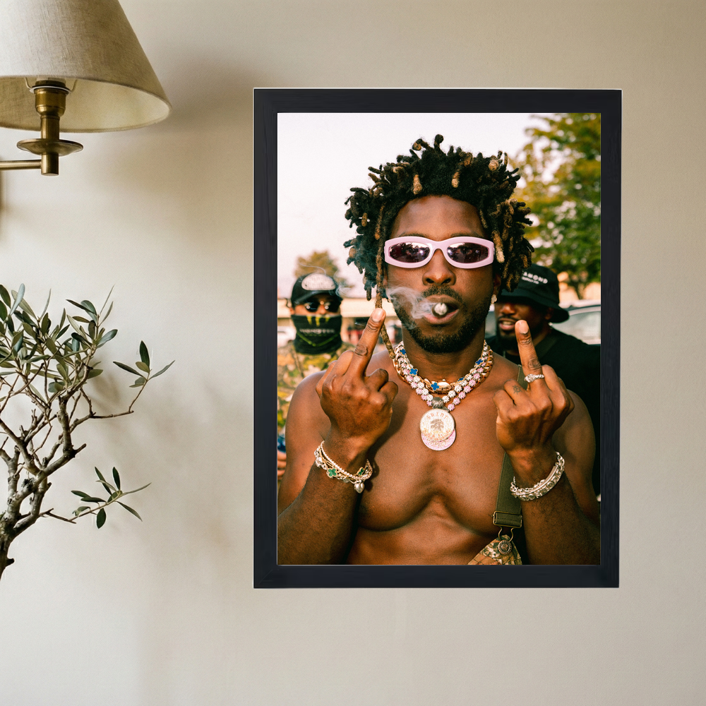 SAINT JHN 'FU' Poster - Mockup 2