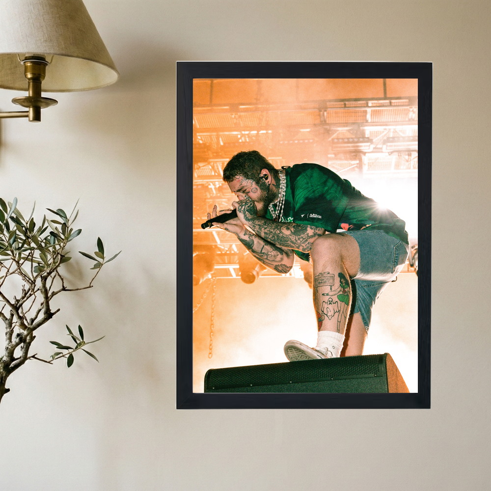 Post Malone 'Born To Perform' Poster - Mockup 2
