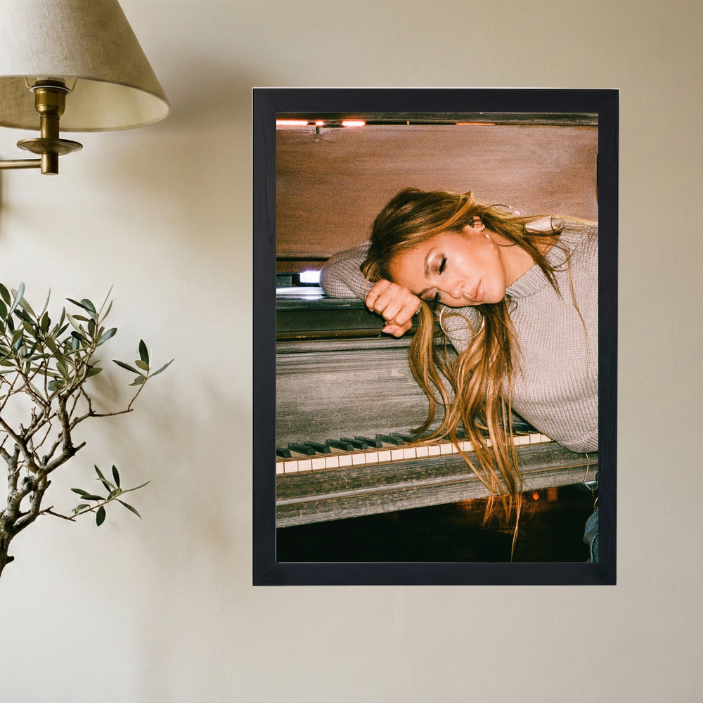 Jennifer Lopez 'Piano Love' Poster - Mockup 2