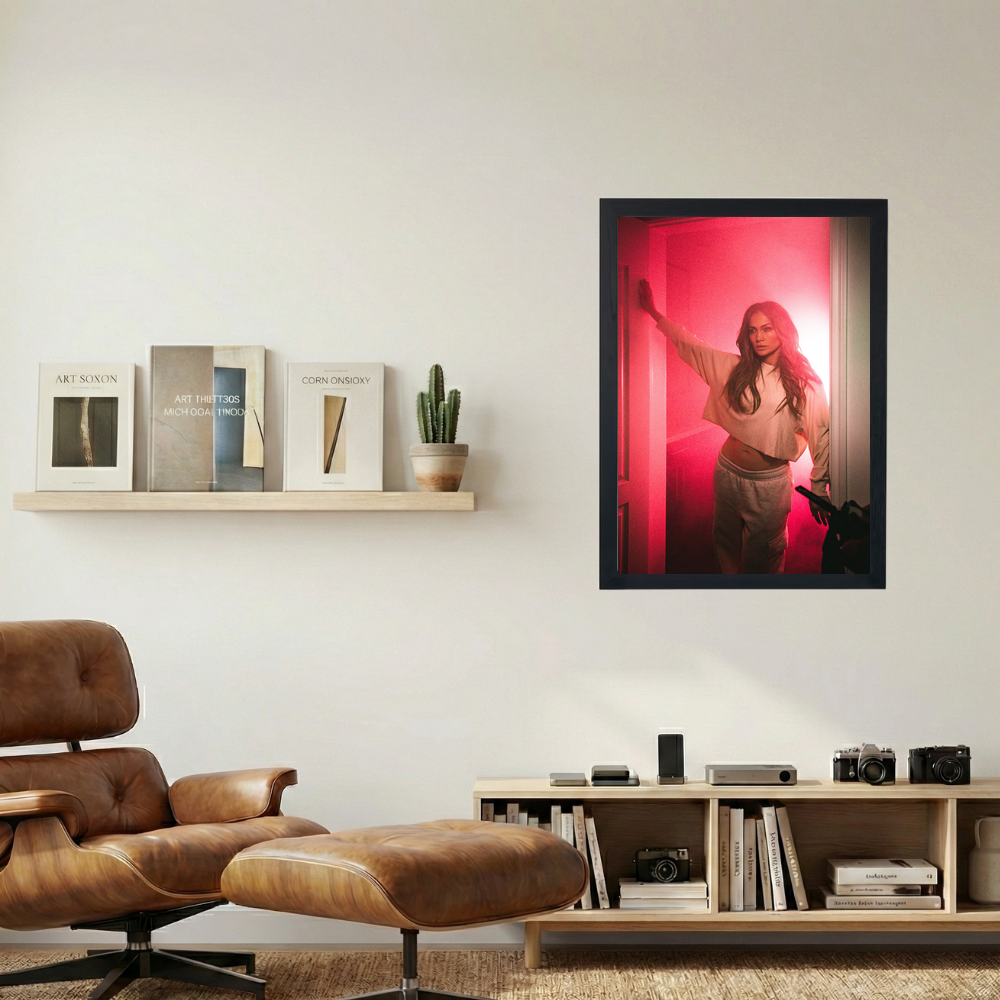 Jennifer Lopez 'Sweats' Poster - Mockup 1