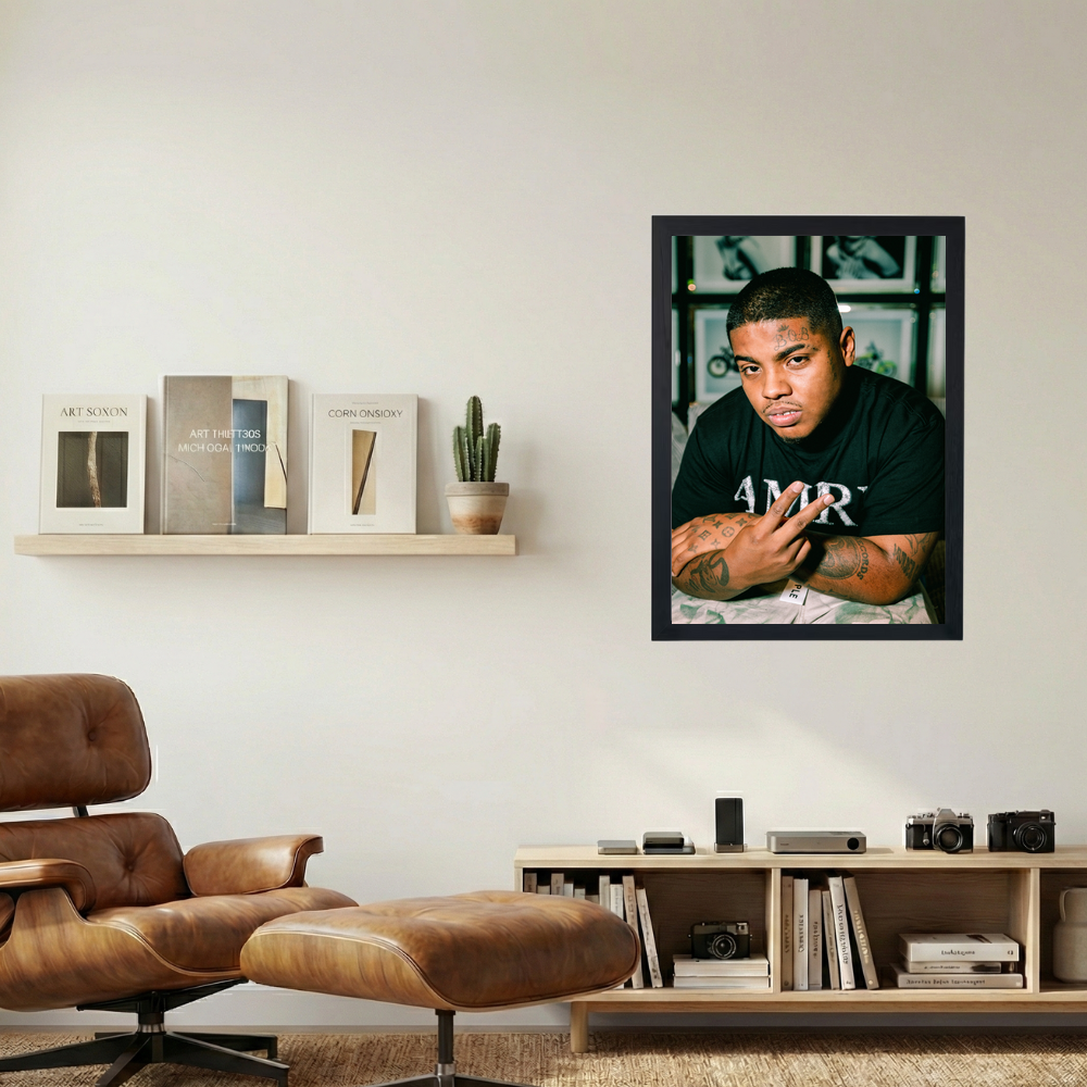 Smiley 'Portrait' Poster - Mockup 1