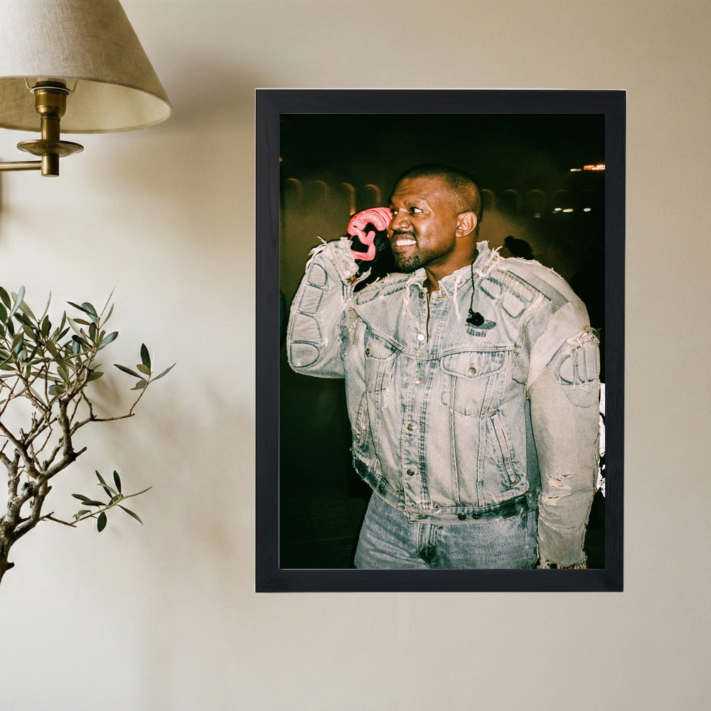 Kanye West 'Smile Ye' Poster - Mockup 2
