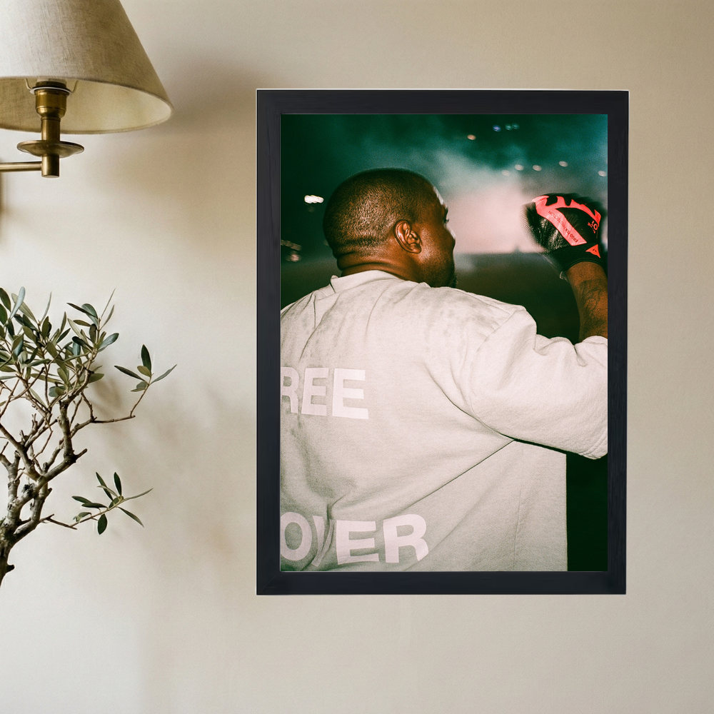 Kanye West 'Free Larry' Poster - Mockup 2