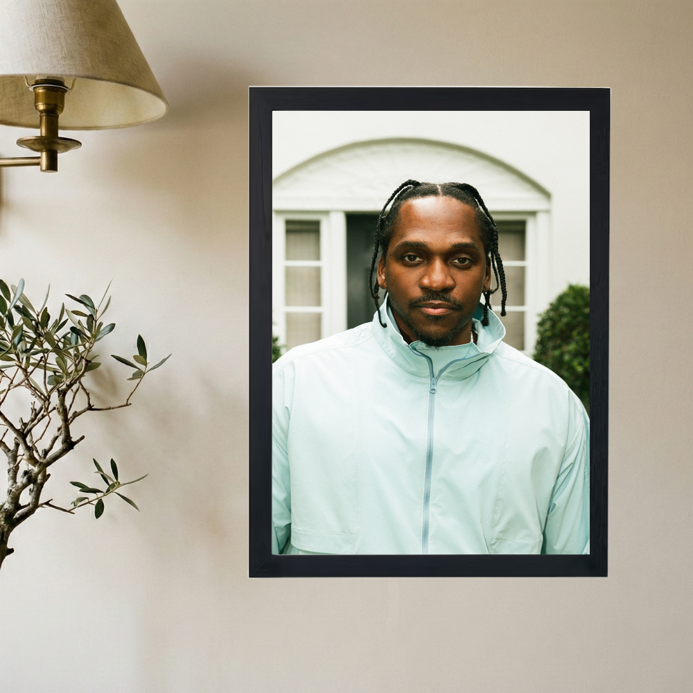 Pusha T 'Portrait' Poster - Mockup 2