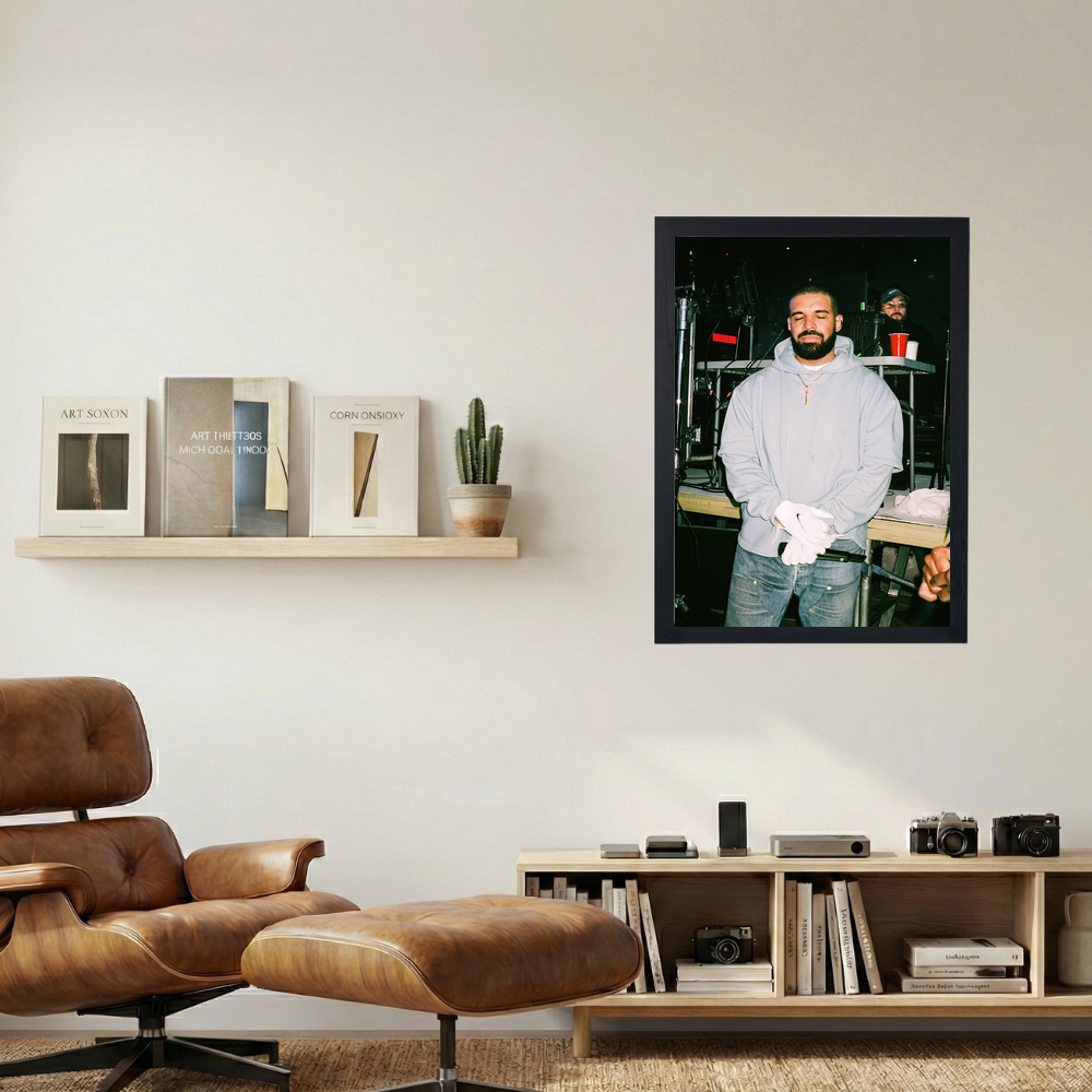 Drake 'Flashed' Poster - Mockup 1