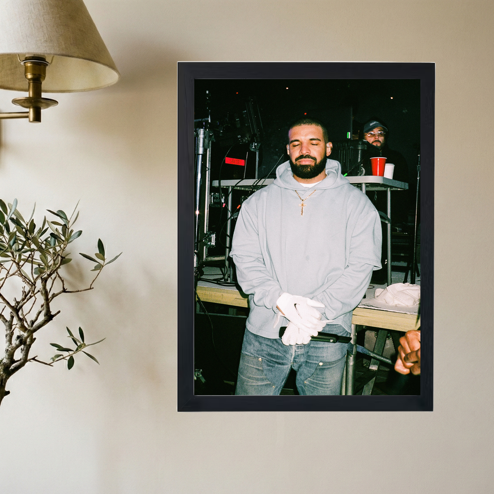 Drake 'Flashed' Poster - Mockup 2