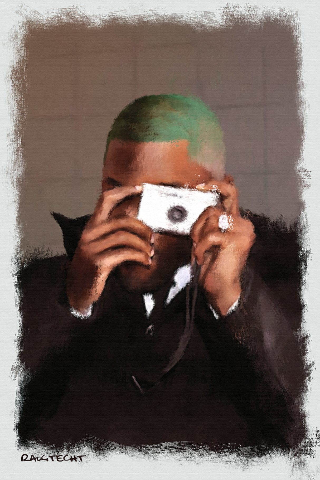 Frank Ocean 'Cheese' Painting Poster