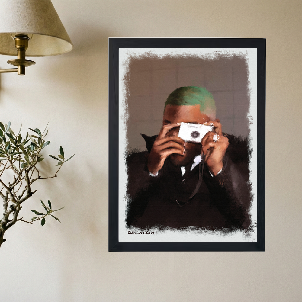 Frank Ocean 'Cheese' Painting Poster - Mockup 2