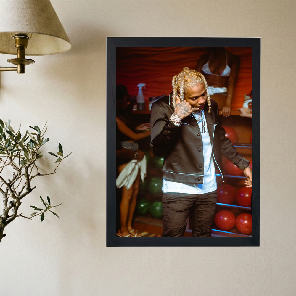 Lil Durk 'Ring Ring' Poster - Mockup 2