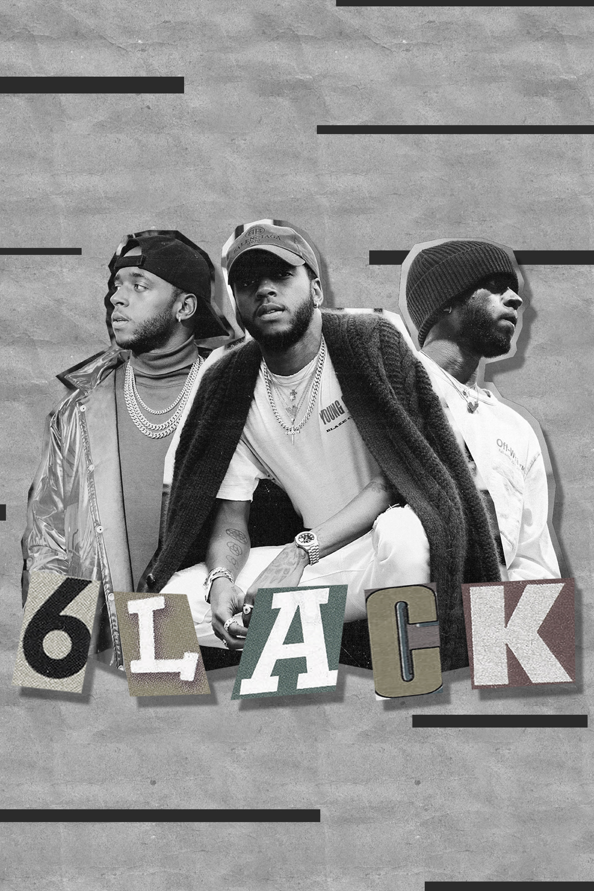 6lack 'Scrapbook' Poster
