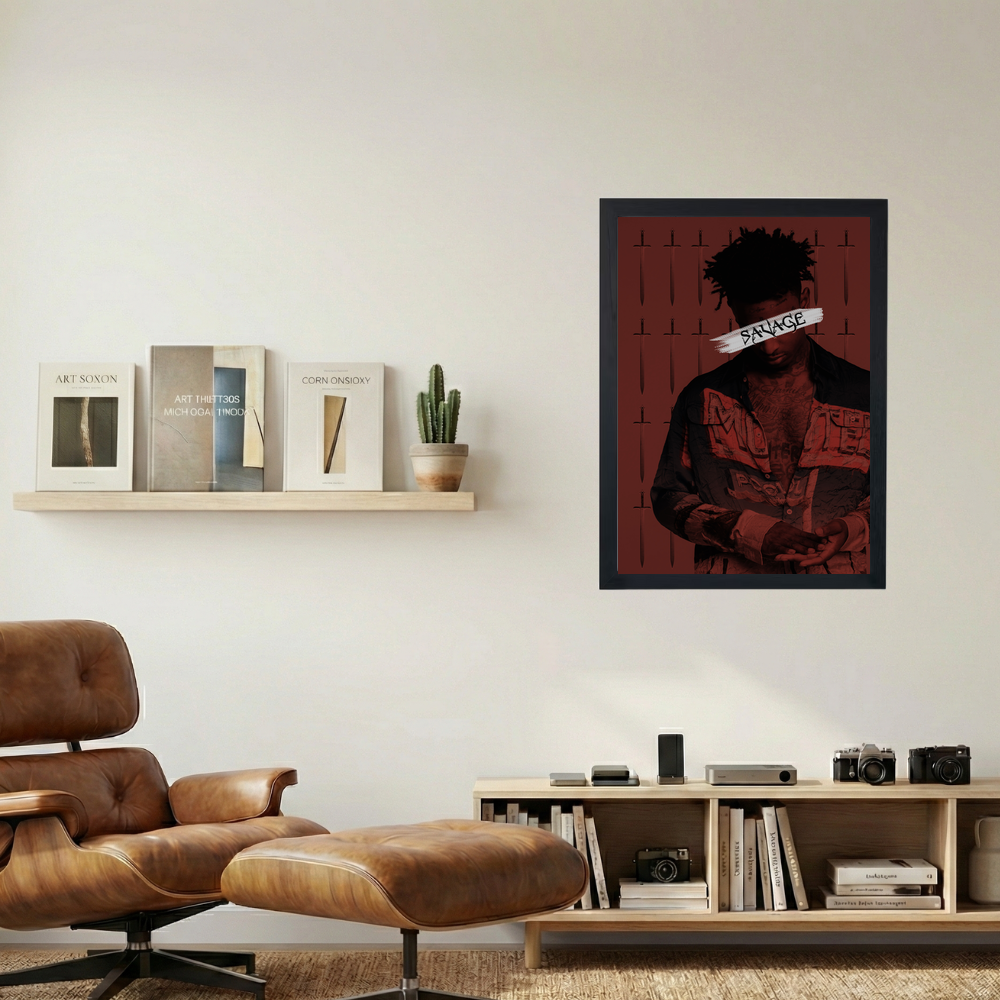 21 Savage 'Issa Knife' Poster - Mockup 1