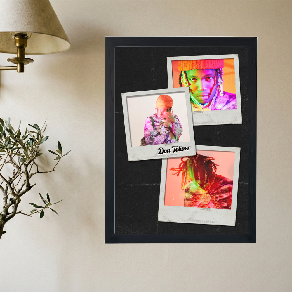 Don Toliver 'Polaroid' Poster - Mockup 2