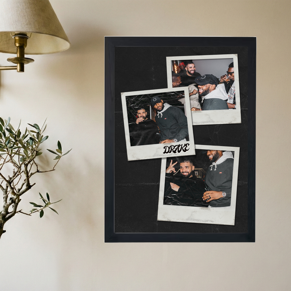 Drake 'Polaroid' Poster - Mockup 2