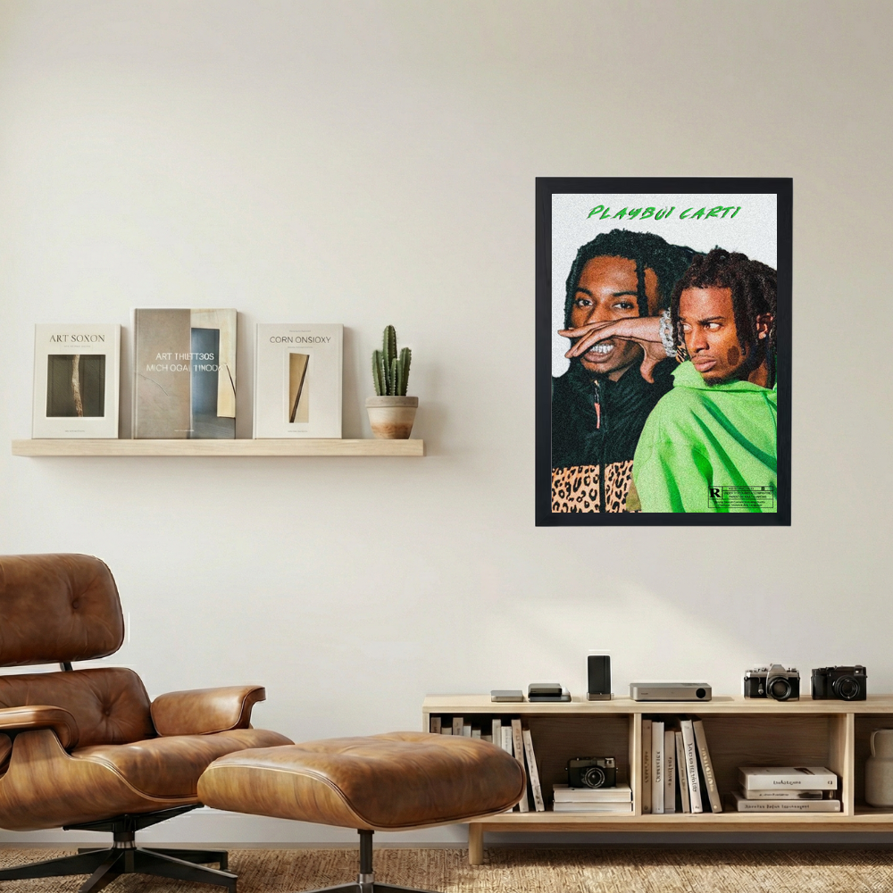 Playboi Carti 'Slimey' Poster - Mockup 1